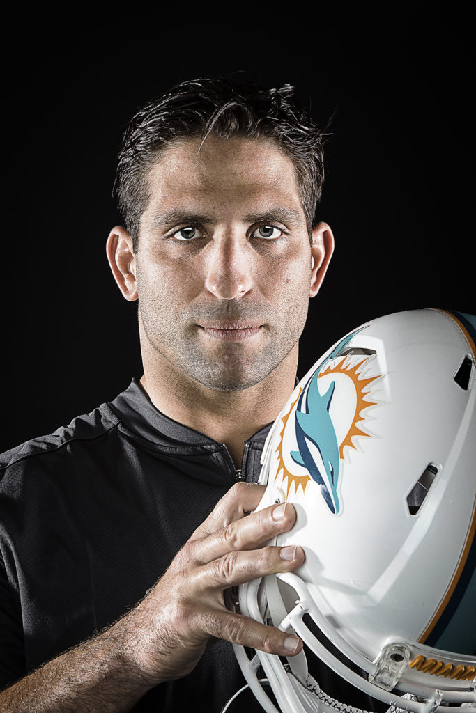 Anthony-Fasano-Miami-Dolphins-venice-magazine-tight-end-jon-warech-eduardo-schneider-next-chapter-rehab-football-helmet-NFL